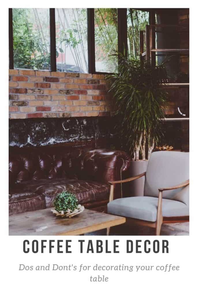 coffee table decor