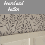 white wall and board and batten