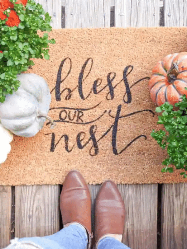 Fall round up, Fall welcome mat