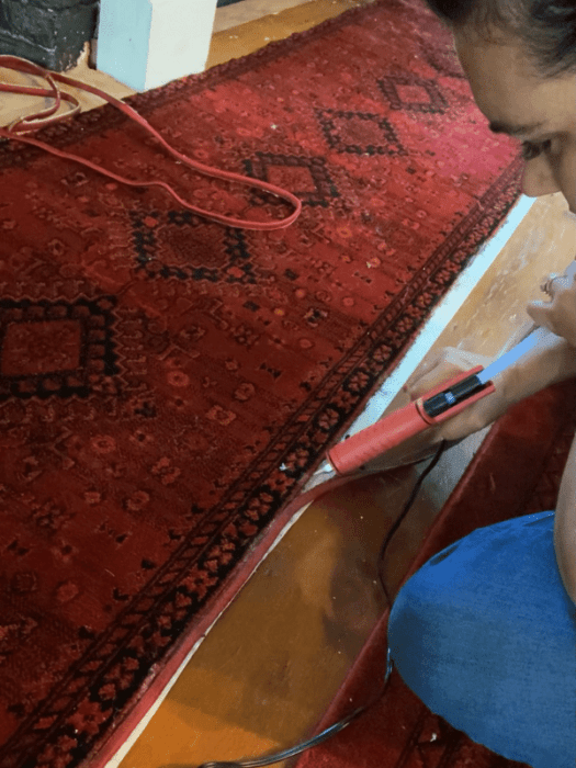 How to bind carpet edges at home The Farmhouse Life